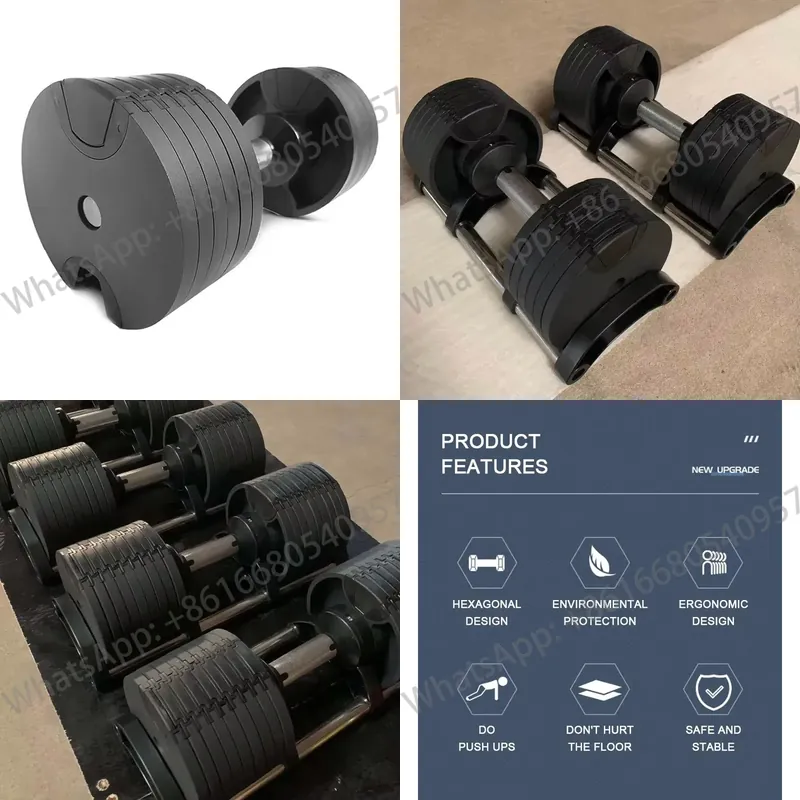 Dumbbell Set - 2,5-80KG Hantelset Hochwertige Lackierung Fitness Verstellbare