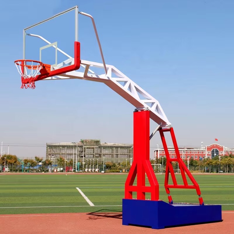 Basketball Hoop - Glas Backboard Outdoor Basketball Hoop Post