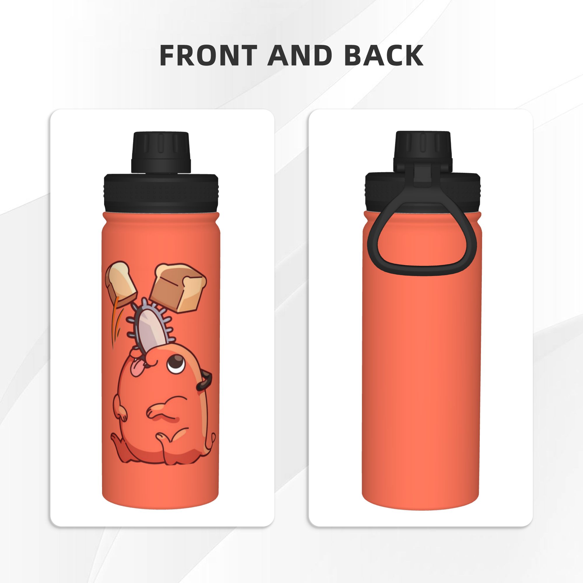 Chainsawmans Anime 18OZ Sport- – Sports Water Bottle Insulated Bewertung und Preis